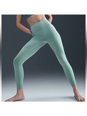 NIKE Universa High Waisted 7/8 Leggings Size XL Cannon/Bicoastal NEW